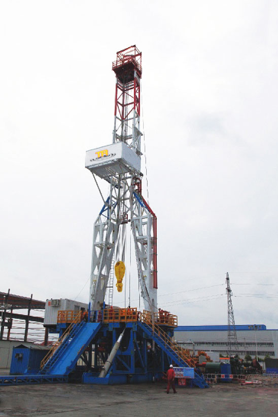 Rig pengeboran cepat pindah