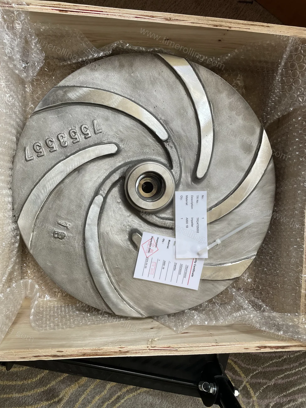 Impeler pengganti Ahlstar WPP44-150 A890 1B 10