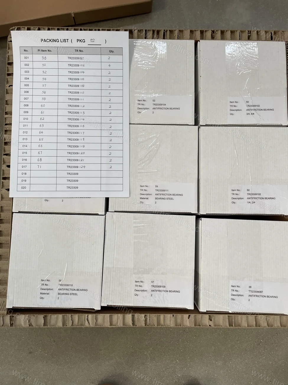 Bantalan pengganti BBTD, BBS & CD8 02
