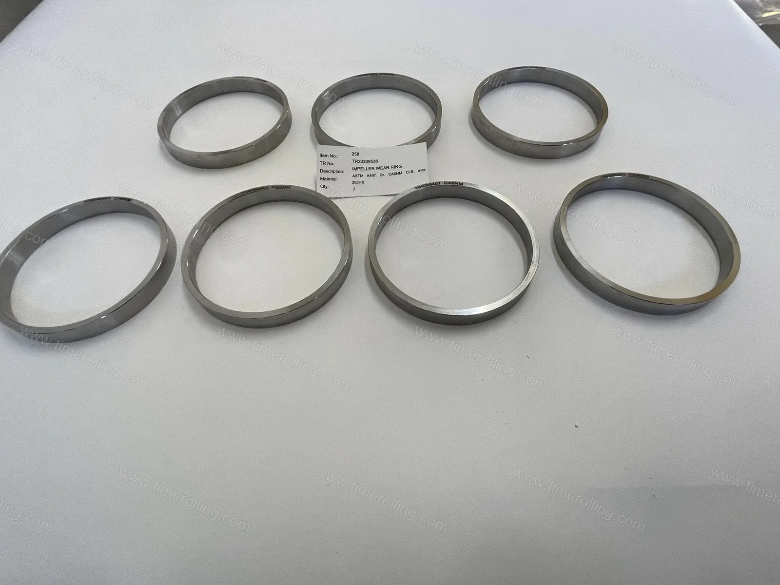 Cincin aus impeler SULZER GSG CP ASTM A487 CA6NM 12