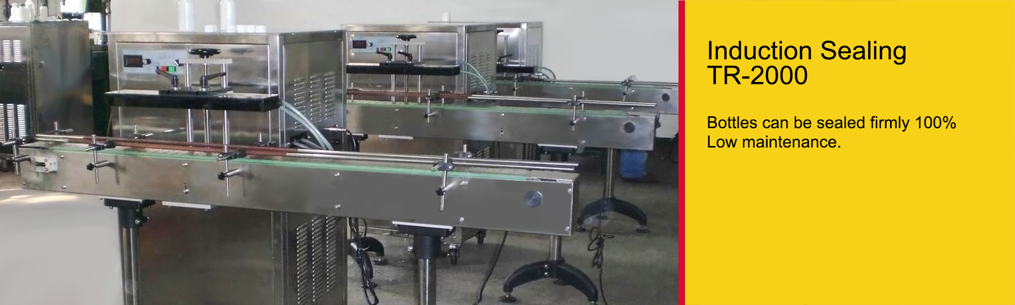 Penyegel foil aluminium induksi — Peralatan Time Rolling